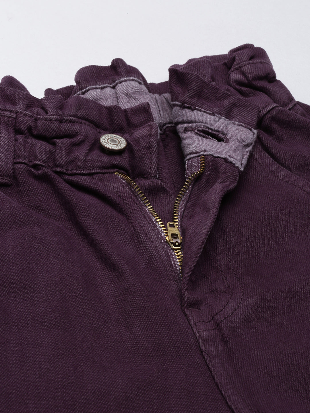 Women's Purple High Rise Denim Jeans