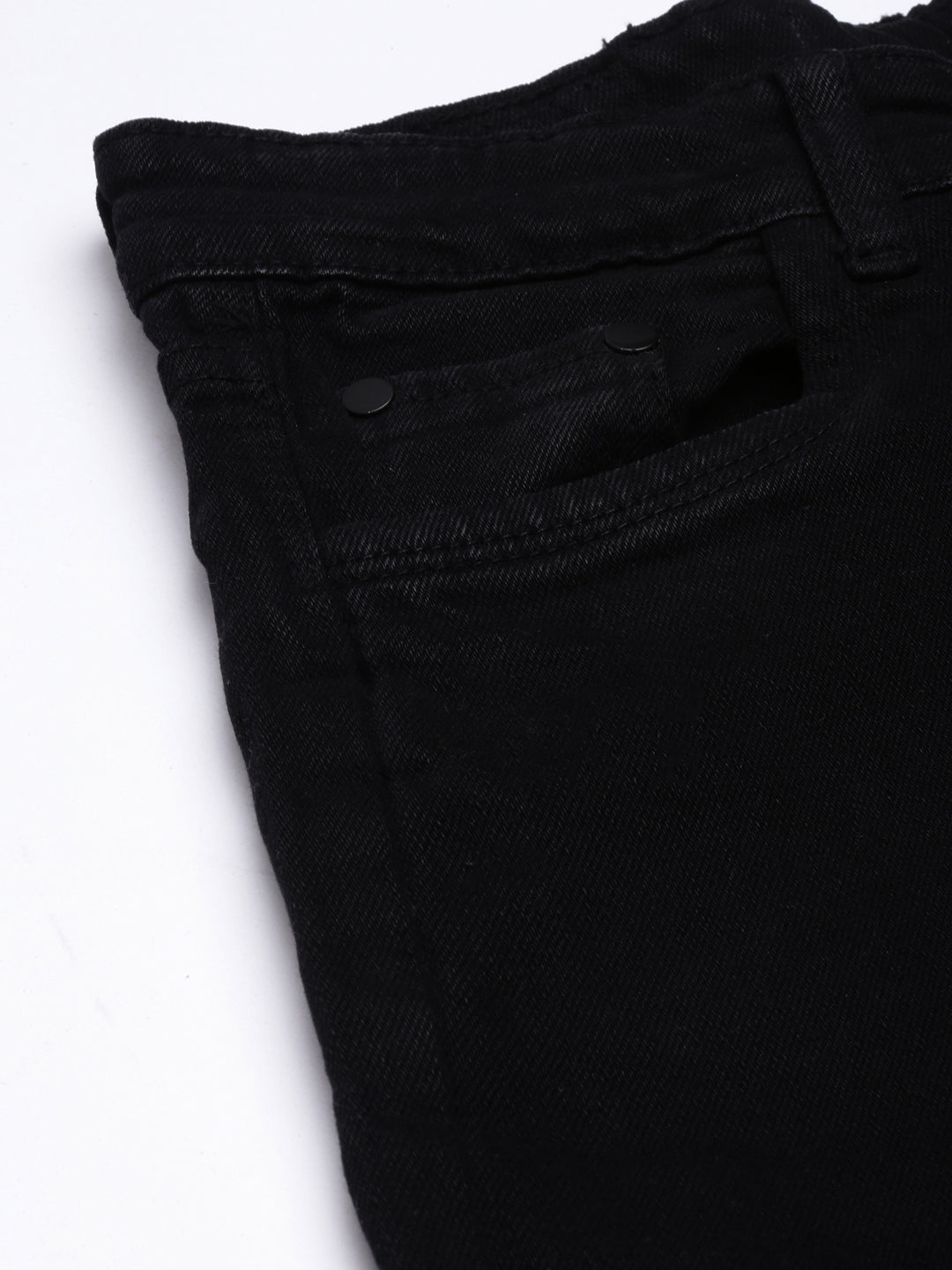 Women's Black Straight Fit Stretchable Jeans