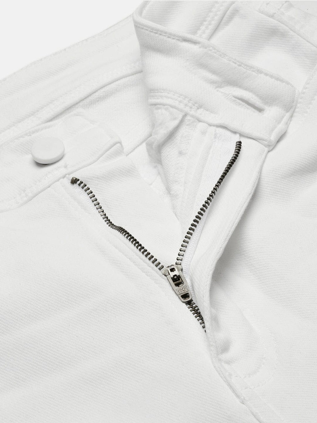 Women's White Comfort Wide Leg Stretchable Jeans