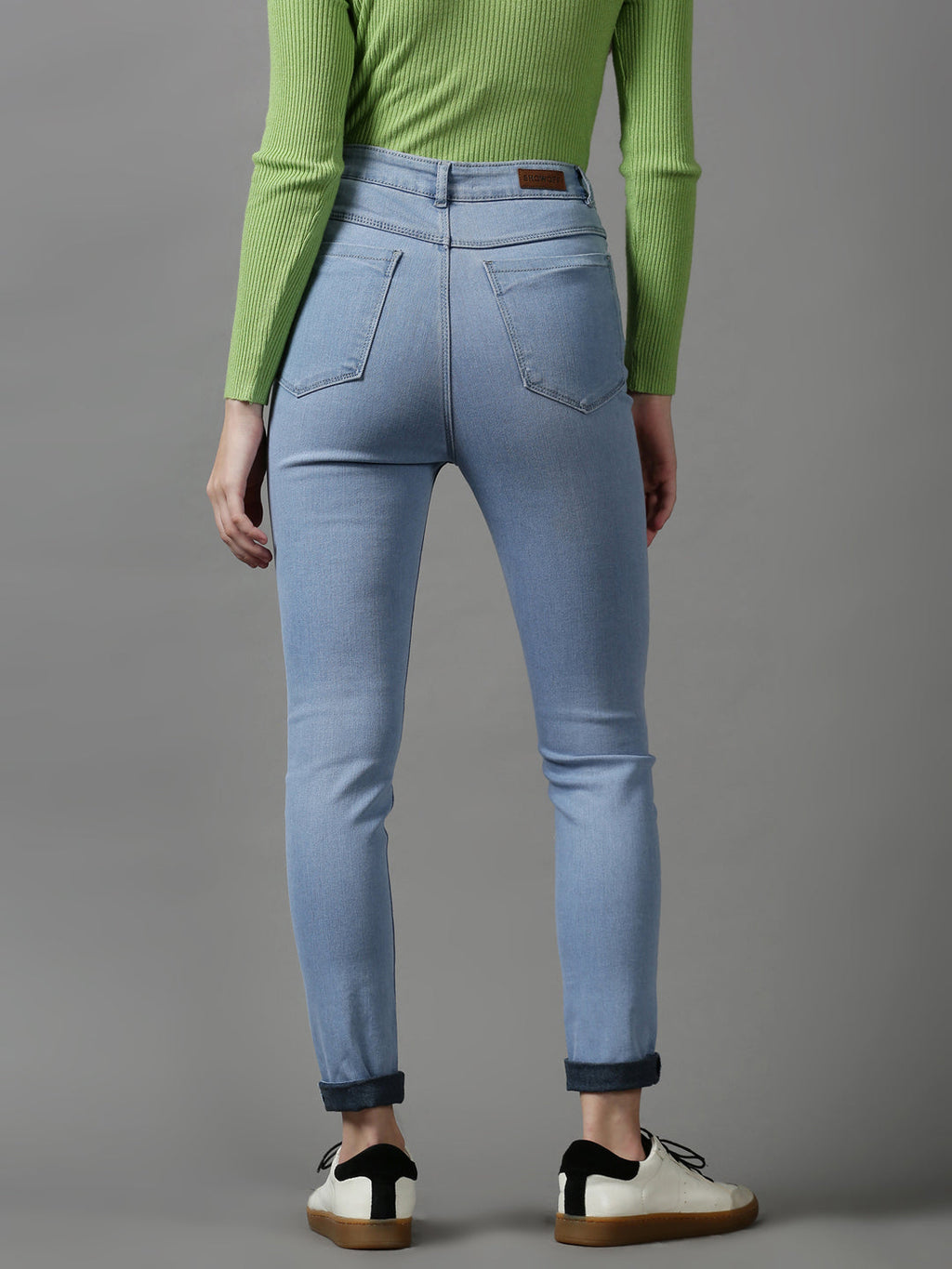 Women's Blue Regular Fit Stretchable Denim Jeans