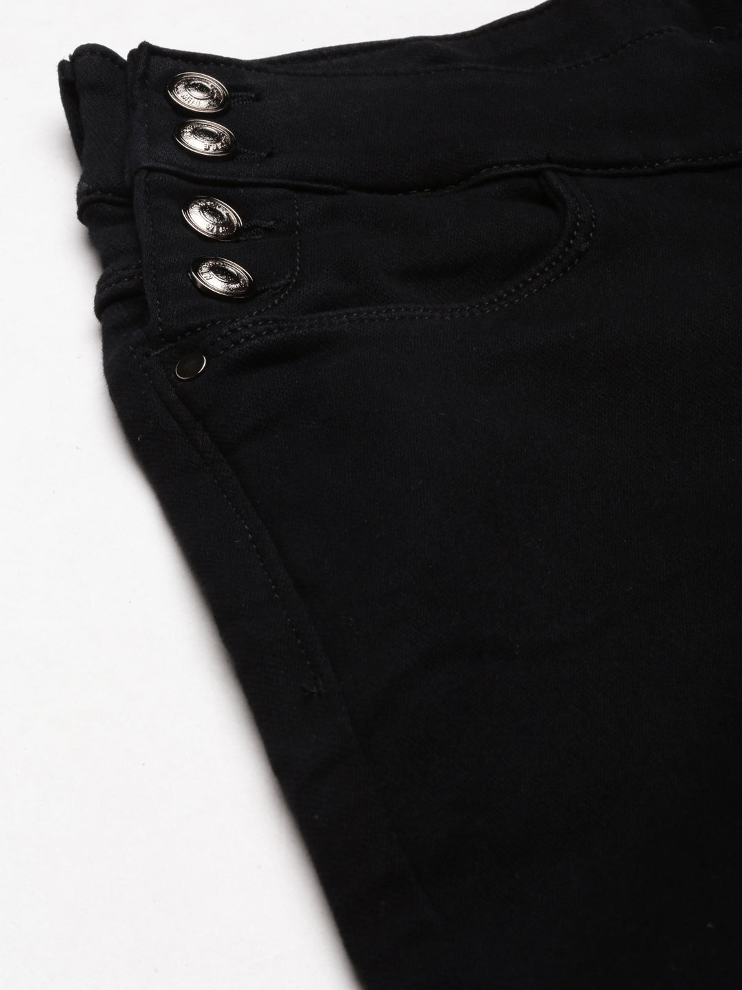 Women's Black Wide Leg Denim Jeans