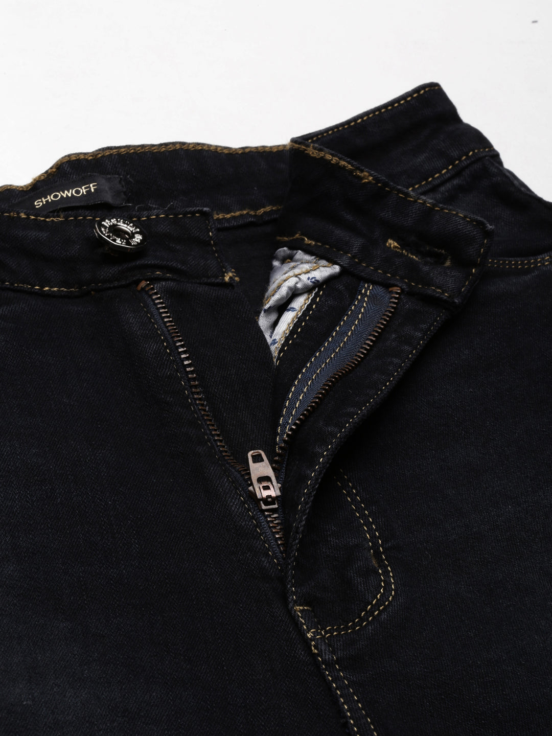 Women's Black Wide Leg Light Fade Acid Wash Denim Jeans