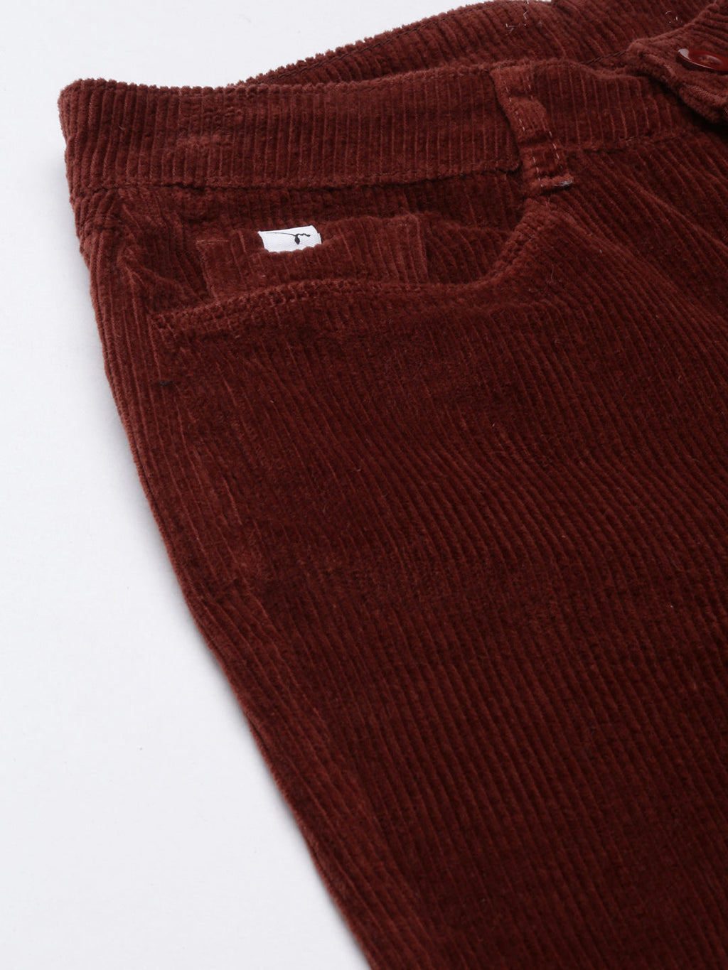 Women's Rust Solid Parallel Trouser