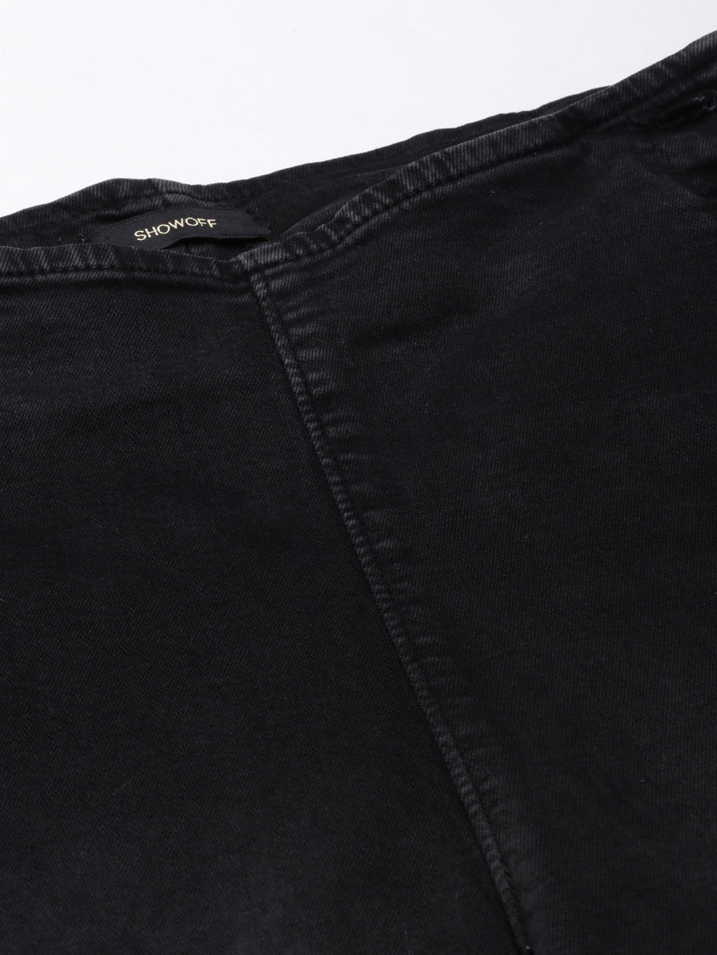 Women's Black Straight Fit Stretchable Denim Jeans