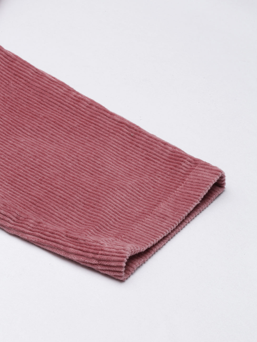 Women's Mauve Slim Fit High-Rise Pleated Peg Trousers