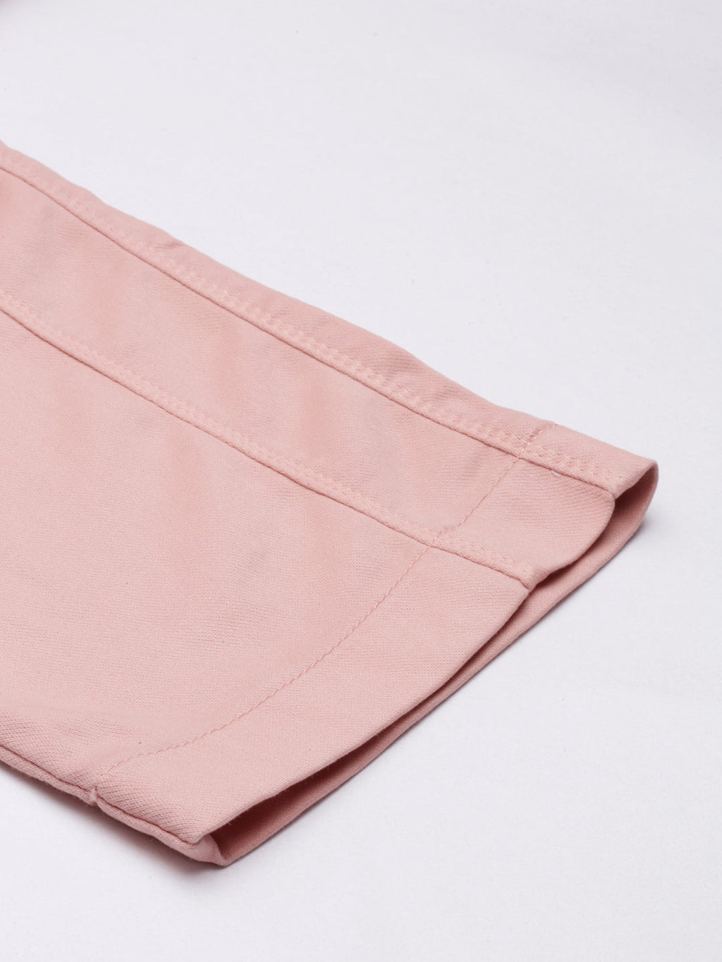 Women's Peach Straight Fit High-Rise Trousers