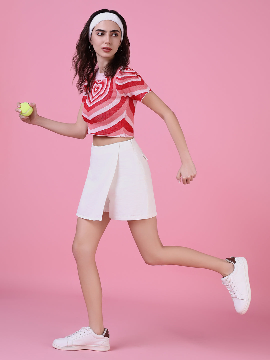 Women's Peach Crop Top