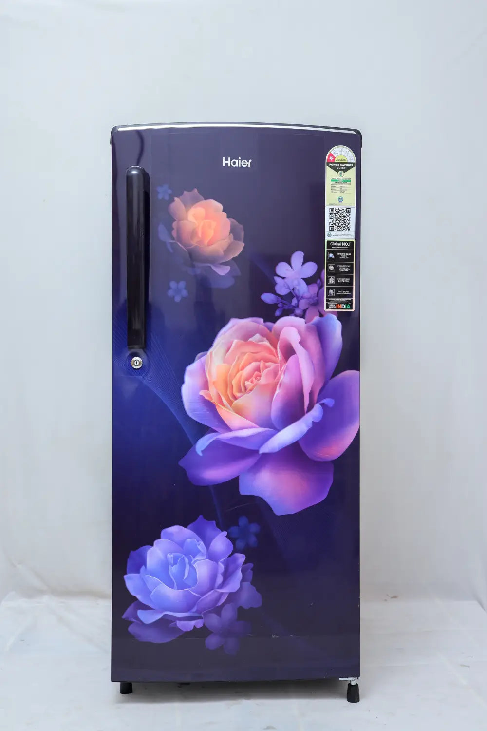 Haier HRD-2061SMN-N, 185 Ltrs 1 Star, Inverter Direct Cool Single Door Refrigerator, Marine Purple