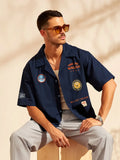 Pointless Navy Resort Collar Shirt