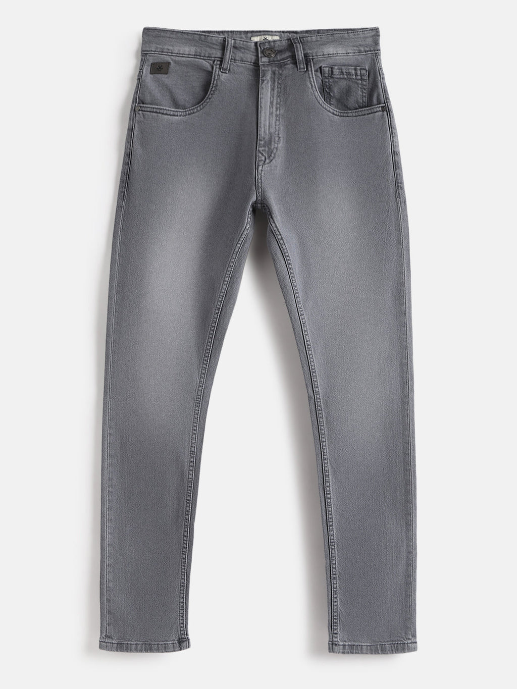 Light Fade Slim Tapered Jeans | Grey