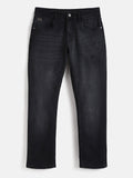 Light Fade Straight Fit Jeans | Grey