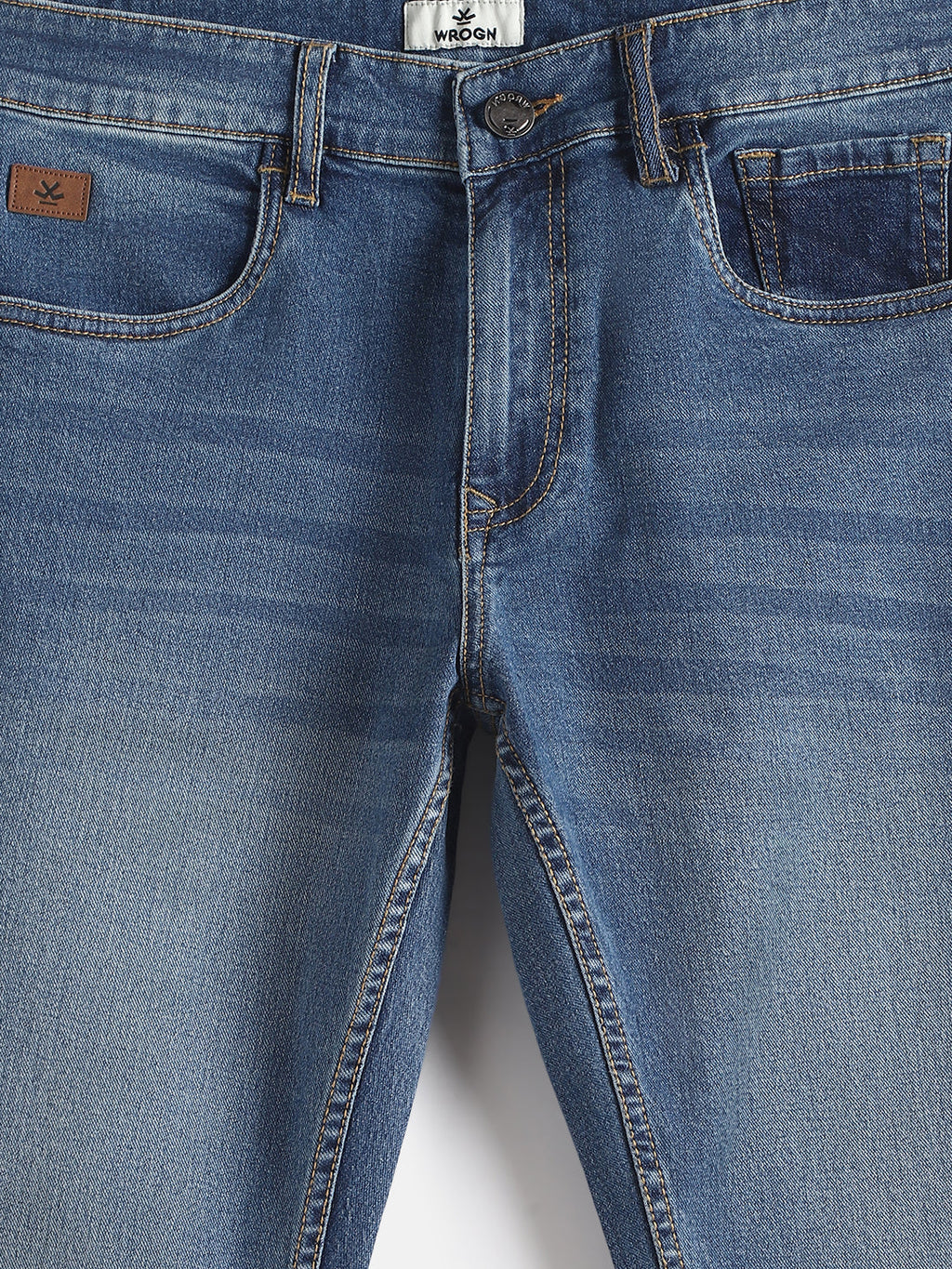 Light Fade Slim Fit Jeans | Blue