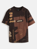 Heavy GSM Oversized Fit T-Shirt | Brown