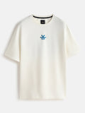 Puff Printed Oversized T-Shirt | Off White
