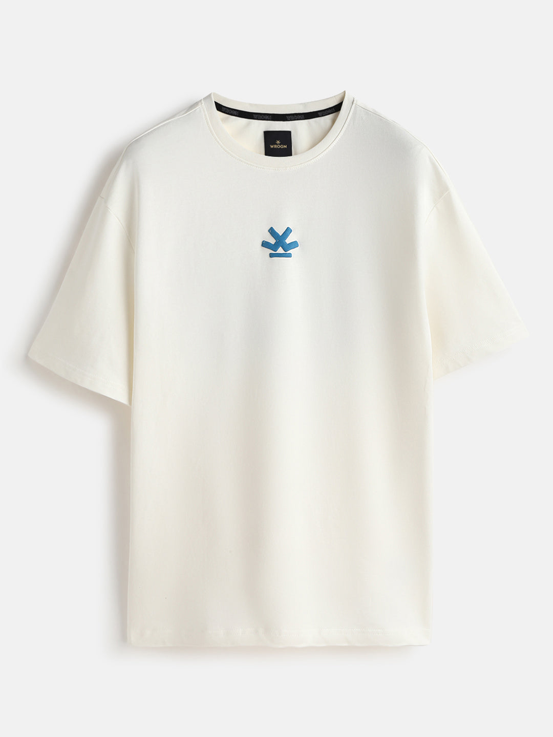 Puff Printed Oversized T-Shirt | Off White