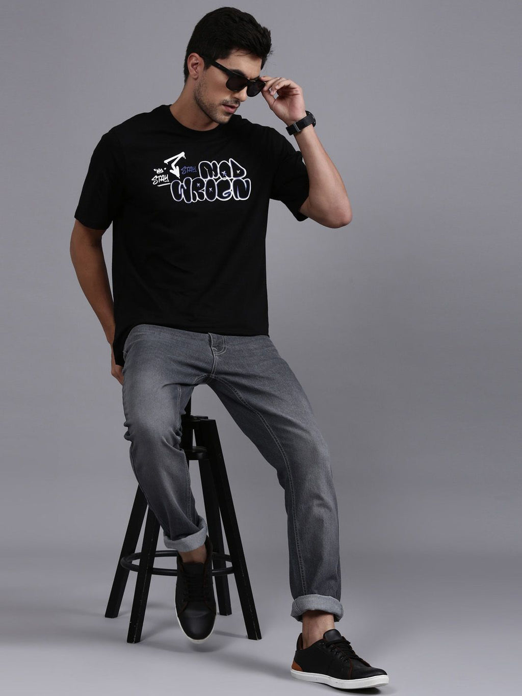 Bold Grey Apex Jeans