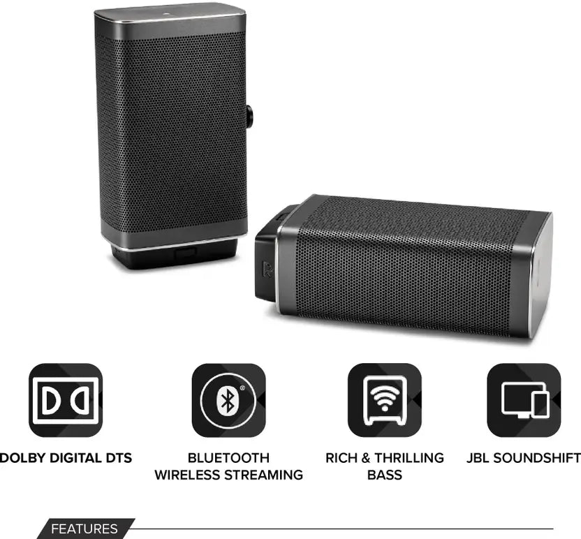 JBL BAR51 Dolby Digital DTS with (Wireless Speakers and subwoofer & 4k Surround Sound) 510 W Bluetooth Soundbar (Black, 5.1 Channel)