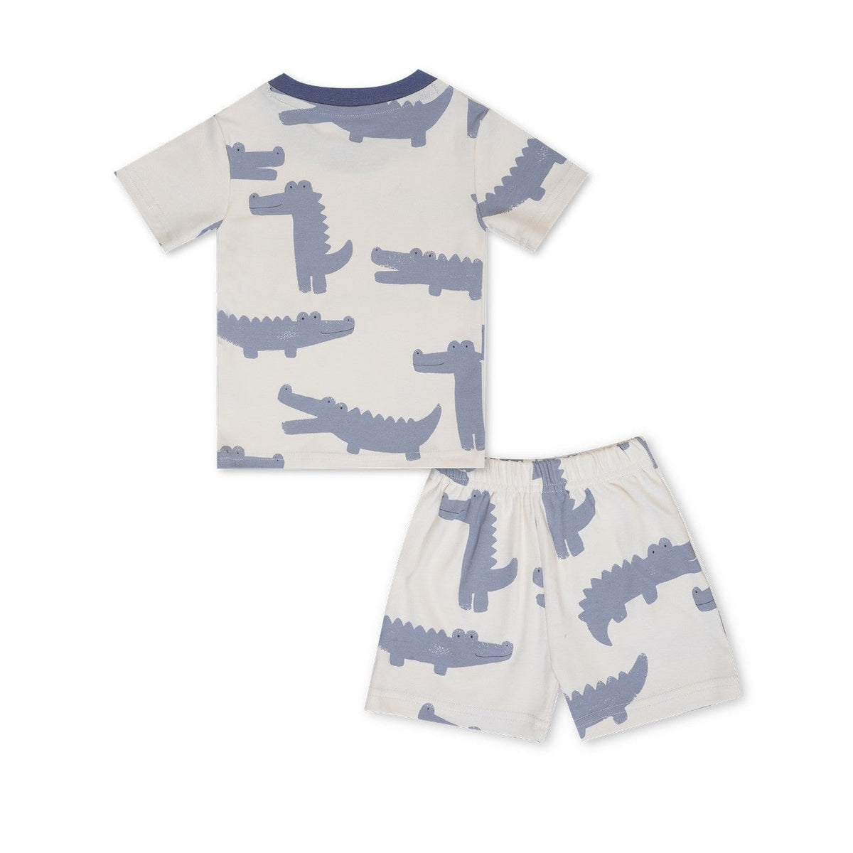 Crocs Printed White Kids Co-Ord Set
