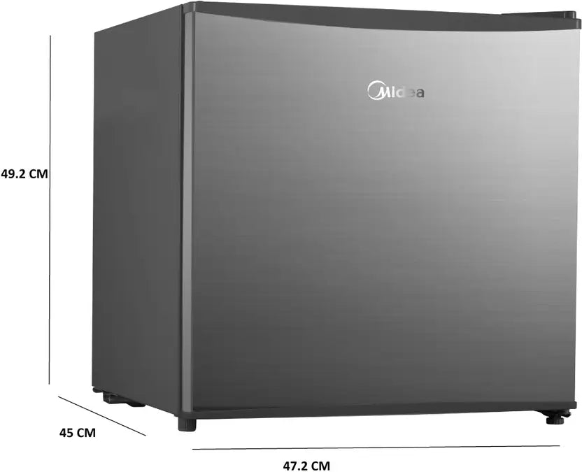 MDRD86FGE31, Midea, 45 L, 1 Door Mini Bar Ref , 2 Star, Silver (open Box Like New)