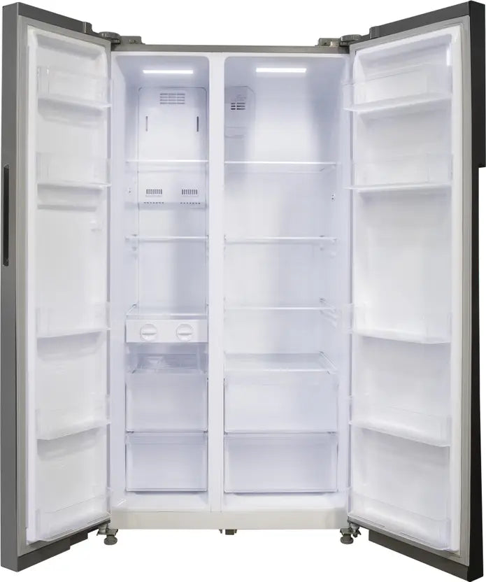 Midea 510 L Frost Free Side by Side Refrigerator (Stainless Steel Finish, MRFS5920SSLF)
