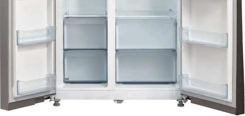 Midea 510 L Frost Free Side by Side Refrigerator (Stainless Steel Finish, MRFS5920SSLF)