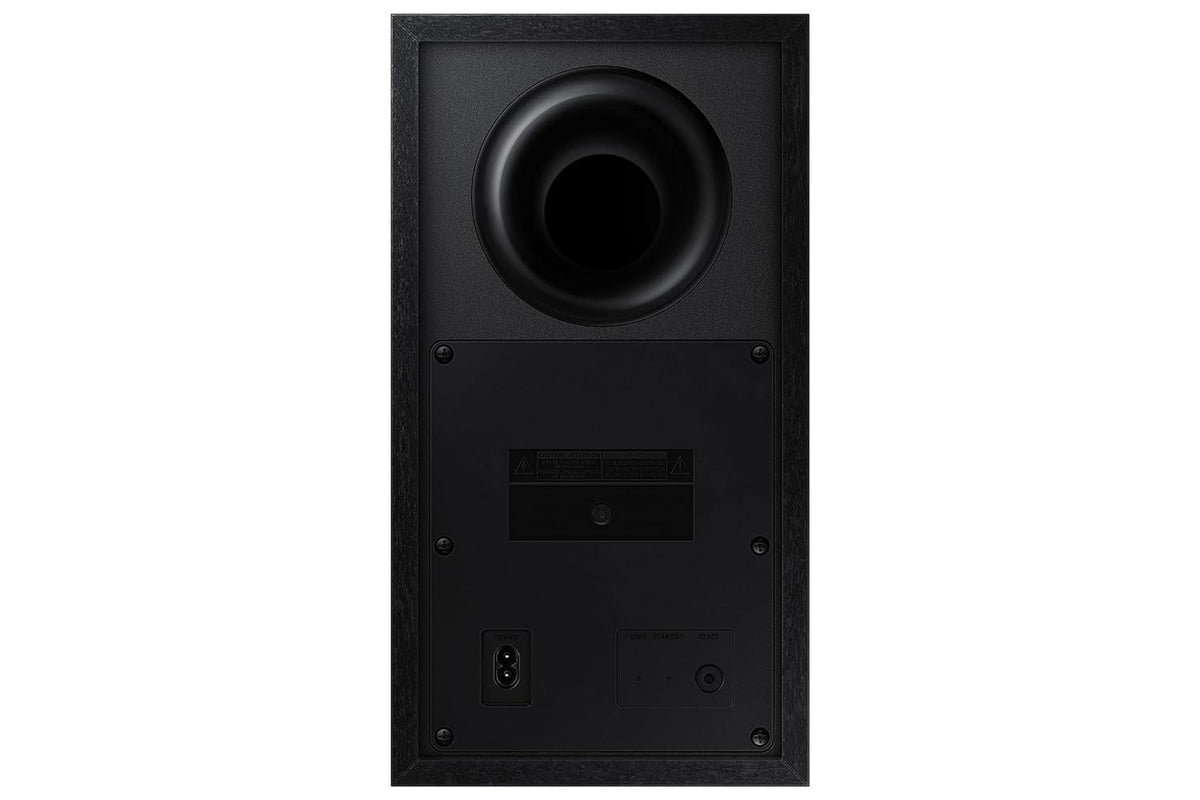 Samsung Q-Symphony Soundbar (HW-Q600B/XL), USB, Bluetooth with 3.1.2 Channel, Wireless Subwoofer, and 2 Up-Firing Speakers, Dolby Atmos Music (Black)