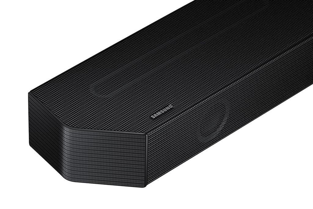 Samsung Q-Symphony Soundbar (HW-Q600B/XL), USB, Bluetooth with 3.1.2 Channel, Wireless Subwoofer, and 2 Up-Firing Speakers, Dolby Atmos Music (Black)