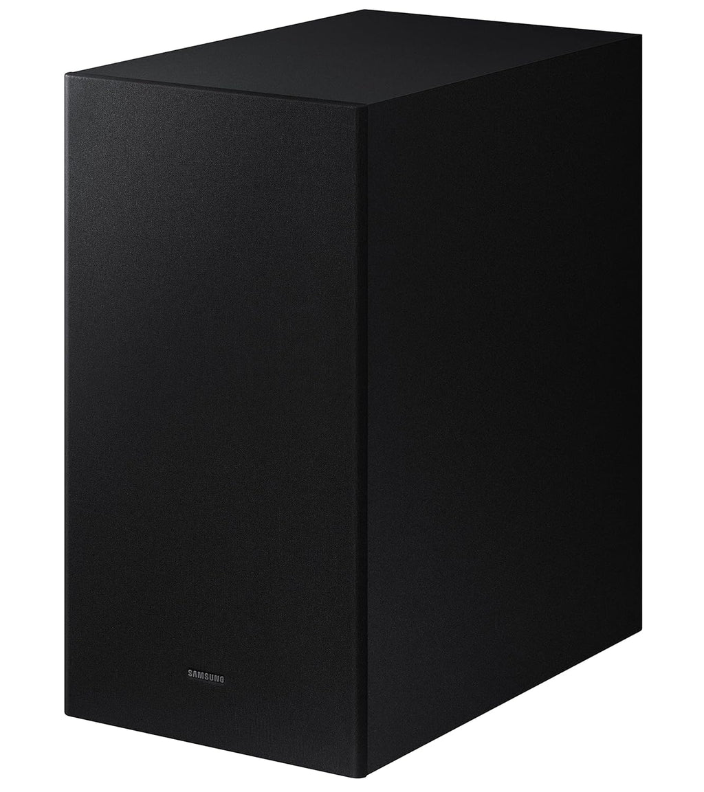 Samsung Q-Symphony Soundbar (HW-Q600B/XL), USB, Bluetooth with 3.1.2 Channel, Wireless Subwoofer, and 2 Up-Firing Speakers, Dolby Atmos Music (Black)