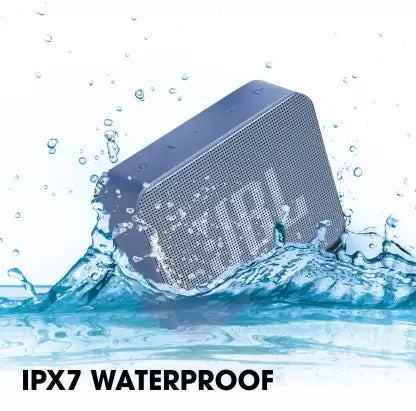 JBL Go Essential with Rich Bass, 5 Hrs Playtime, IPX7 Waterproof, Ultra Portable 3.1 W Bluetooth Speaker