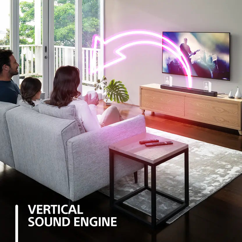 Sony HT-G700 3.1ch 4K Dolby Atmos/DTS:X Soundbar for TV with Wireless subwoofer, 3.1ch Home Theater System (400W, Surround Sound,Bluetooth Connectivity, HDMI & Optical Connectivity, 4k HDR) - Black