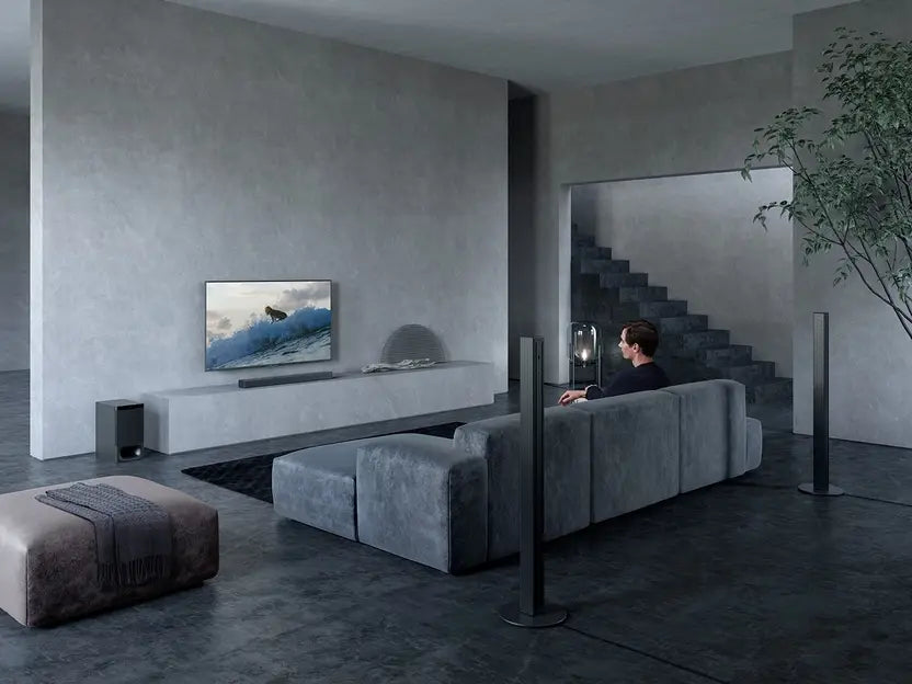 Sony HT-S700RF Real 5.1ch Dolby Audio Soundbar for TV with Tall boy Rear Speakers & Subwoofer, 5.1ch Home Theatre System (1000W, Bluetooth & USB Connectivity,HDMI & Optical Connectitvity)