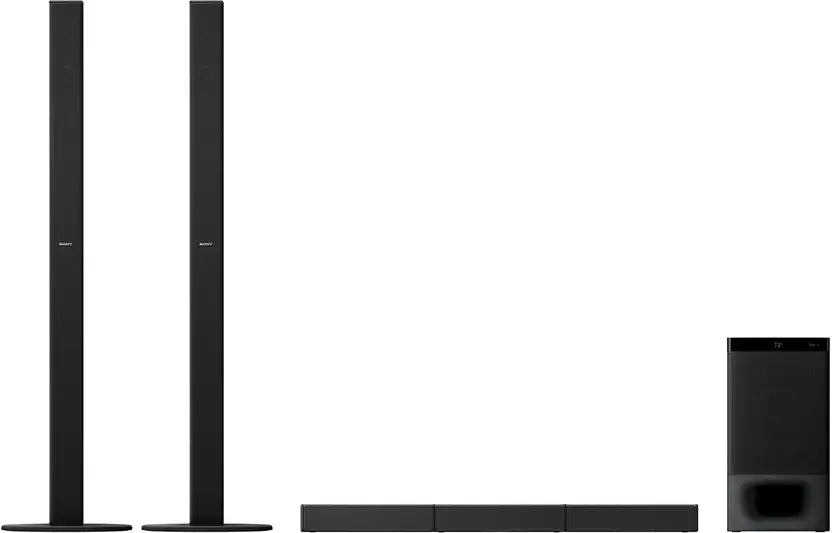Sony HT-S700RF Real 5.1ch Dolby Audio Soundbar for TV with Tall boy Rear Speakers & Subwoofer, 5.1ch Home Theatre System (1000W, Bluetooth & USB Connectivity,HDMI & Optical Connectitvity)